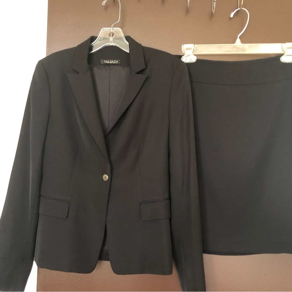 Black Tahari Suit